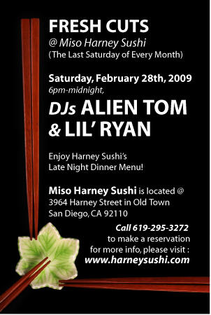 fresh cuts at harney sushi san diego