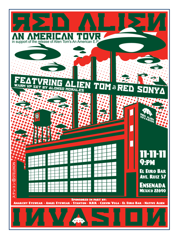 Red Alien Invasion 11-11-11