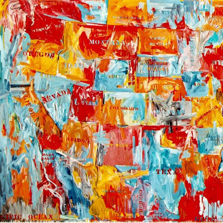 Map-Jasper Johns