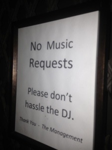 No Music Requests