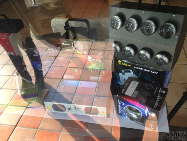 Alien Lighting Mexicali Window Display - Alien Tom