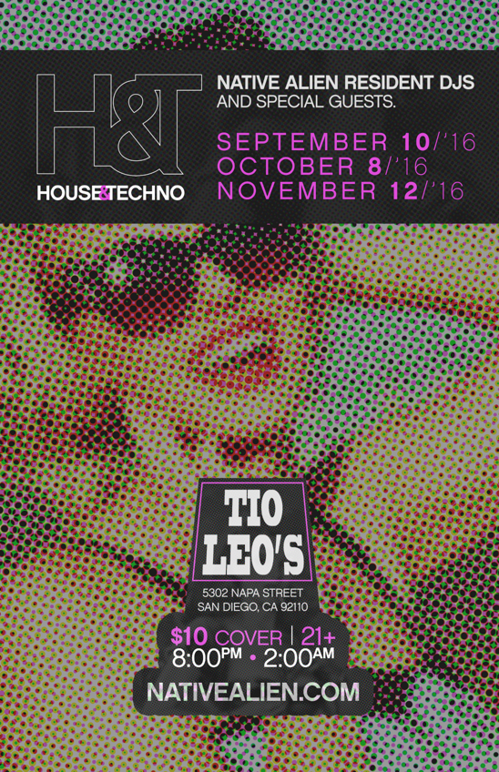 House and Techno at Tio Leo’s Lounge