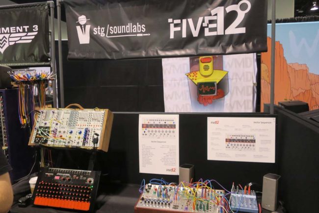 stg soundlabs and Five12 Booth NAMM 2018 Pic