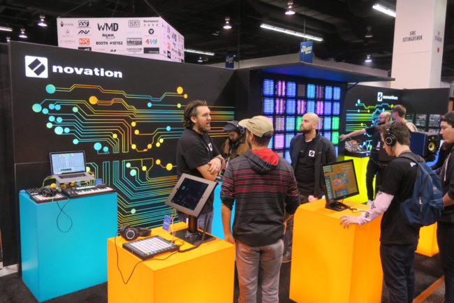 Novation Booth NAMM Show 2018