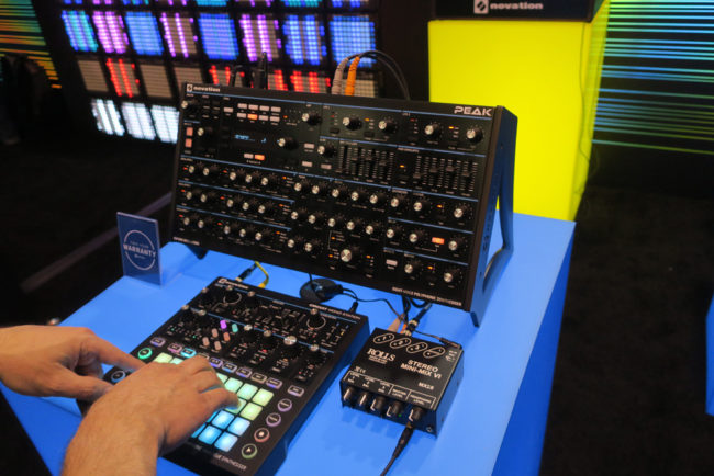 Novation Peak Display NAMM Show 2018