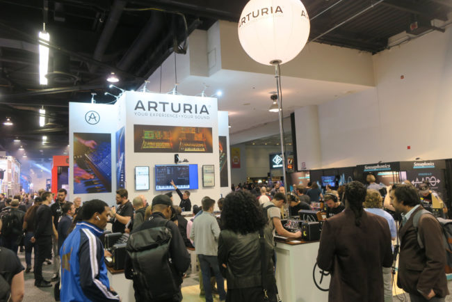 Arturia Booth NAMM Show 2018