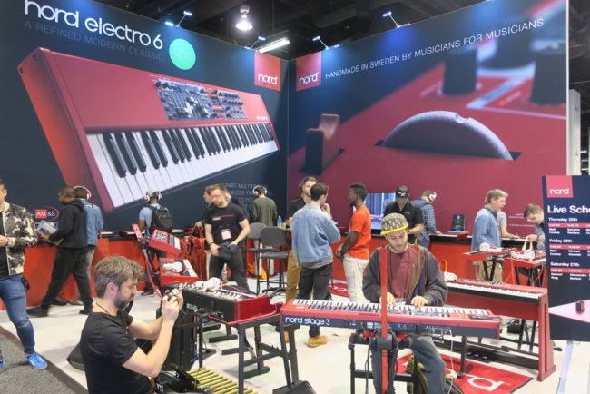Nord Booth NAMM Show 2018