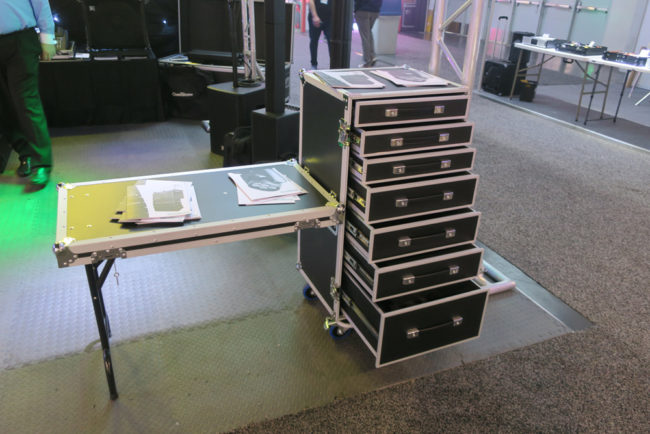 ATA Case Drawers and Table