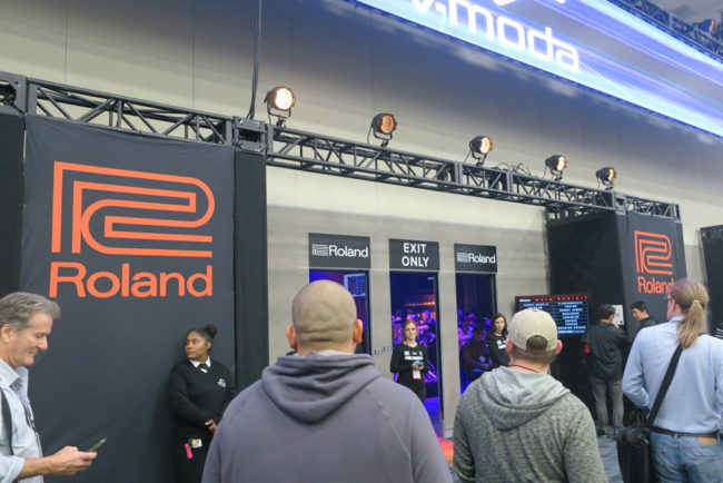 Roland Booth NAMM 2018