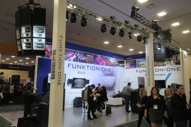 Funktion-One Booth NAMM 2018