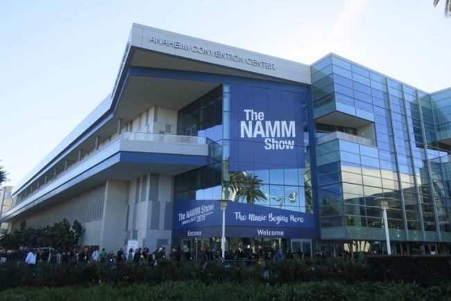 Anaheim Convention Center NAMM 2019 building