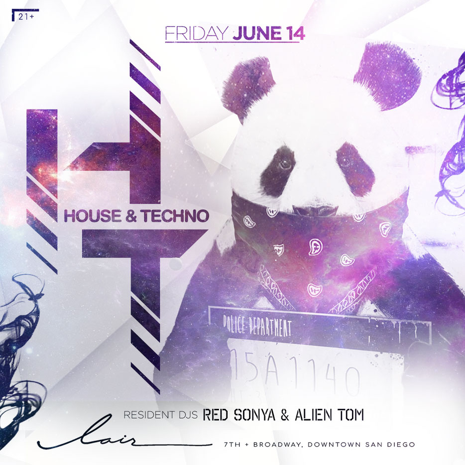 Alien Tom Live at Lair Nightclub 6/14 (Techno Mix)